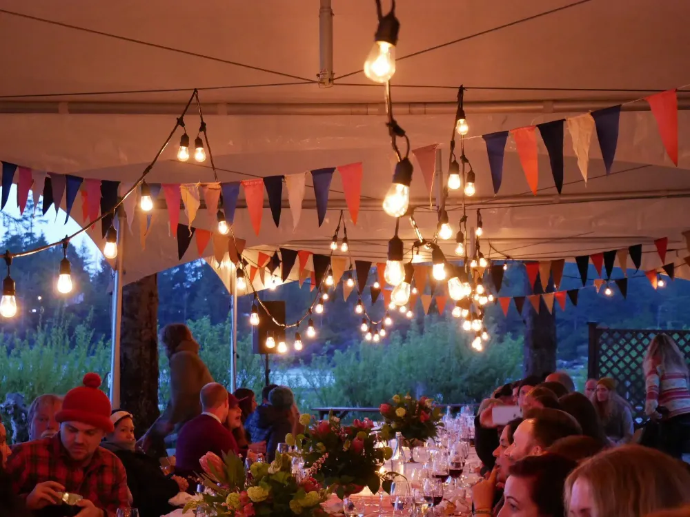 long table dinner food festival